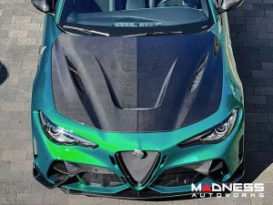Alfa Romeo Giulia Hood - Carbon Fiber - Extreme Style Alfa Romeo Giulia Hood - Carbon Fiber - Extreme Style
